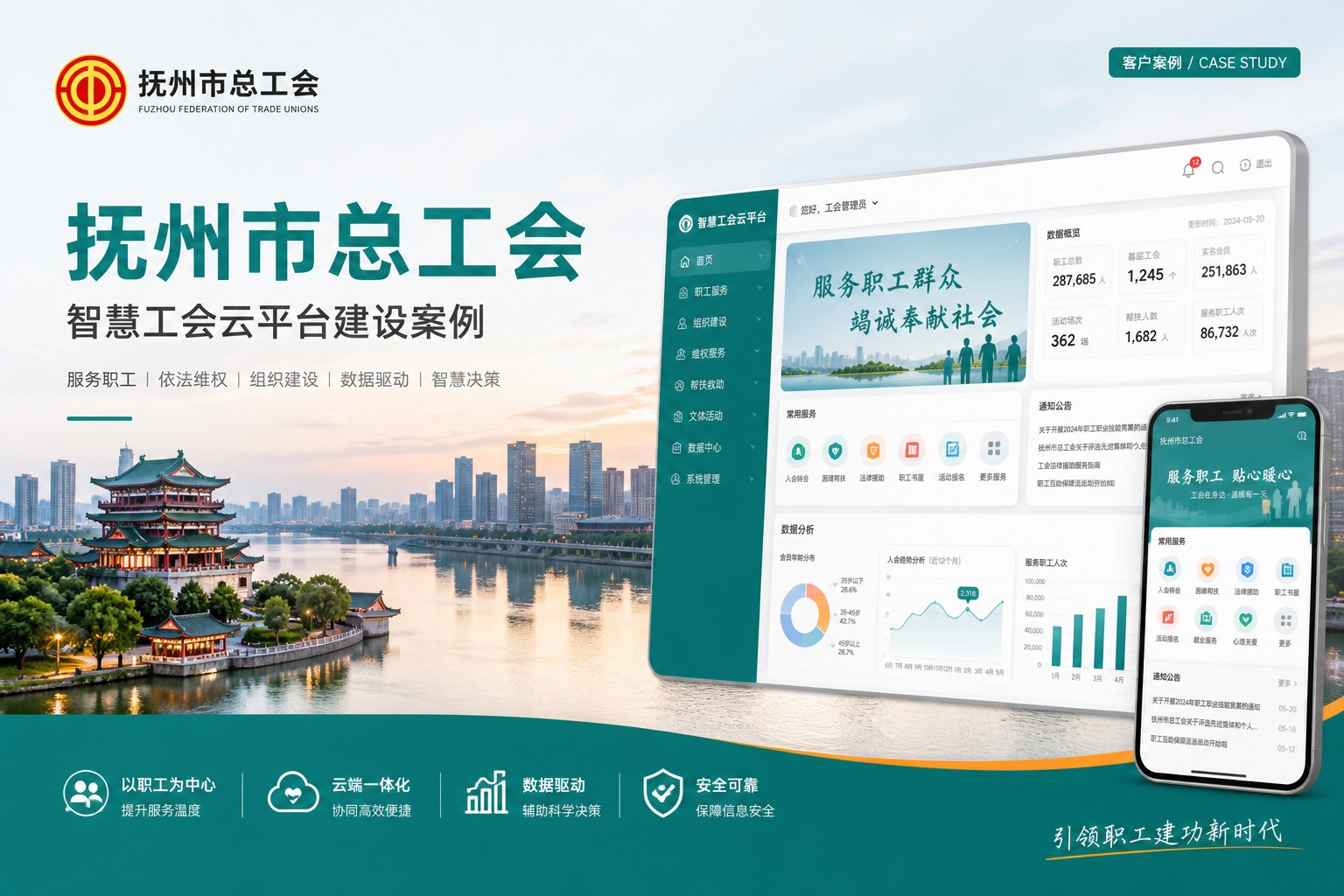 抚州市总工会：「智慧工会」云平台服务全市职工